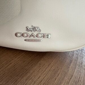 Coach Cream Leather Women's Bag